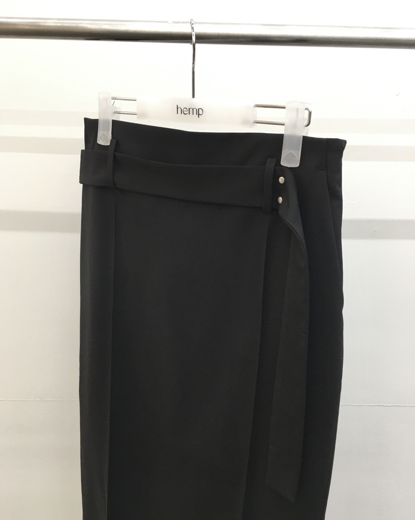 HEMP-P韓國直郵㊣女士新品真品人氣25秋冬休閑職業長裙含腰帶hemp長裙