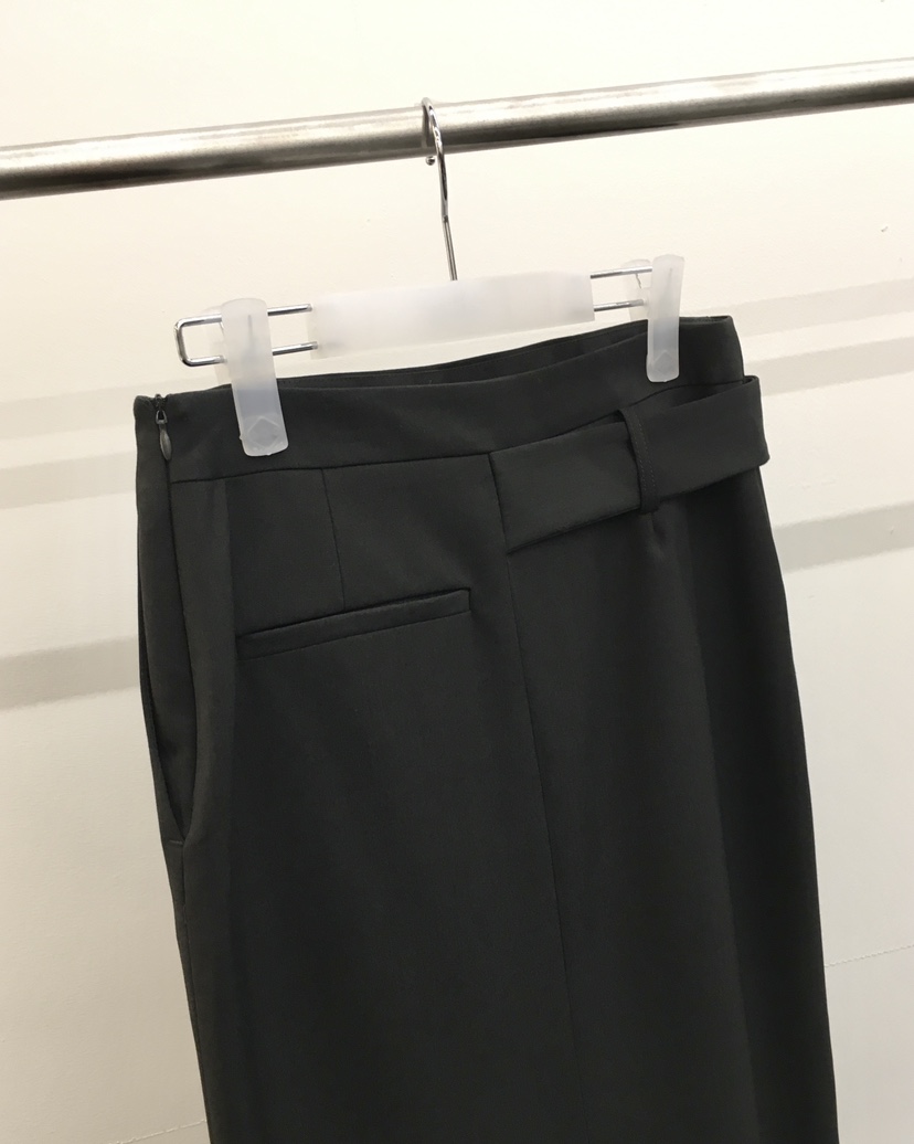 HEMP-P韓國直郵㊣女士新品真品人氣25秋冬休閑職業長裙含腰帶hemp長裙