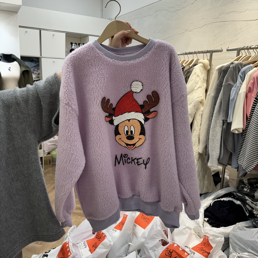 DE LINE韓國直郵㊣女士新品時尚人氣職業休閑真品熱賣衛衣DE LINE衛衣圖色1