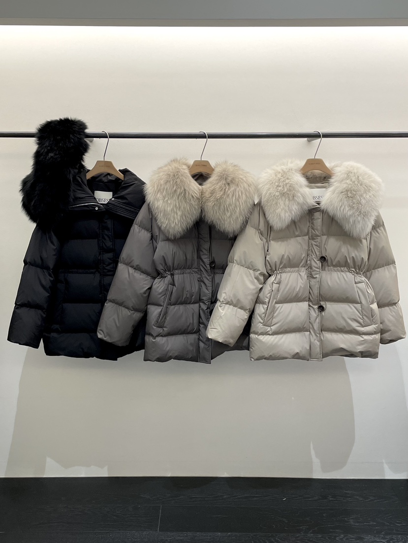 OBSESS韓國直郵㊣女士新品推薦休閑職業人氣短款羽絨服鴨絨OBSESS/EARLY BIRD短款羽絨服