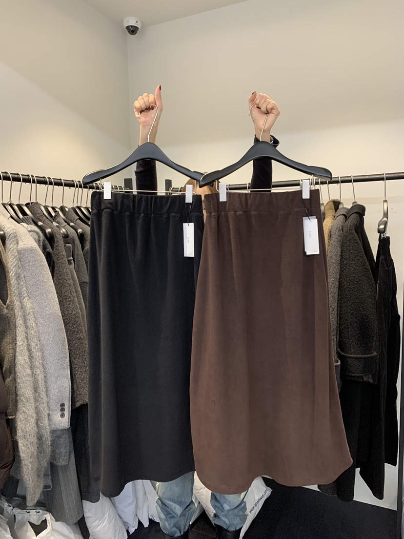 FORTH東大門㊣代購女士新品25秋冬職業時尚真品休閑長裙羊毛FORTH長裙