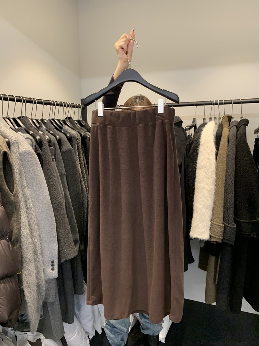 FORTH東大門㊣代購女士新品25秋冬職業時尚真品休閑長裙羊毛FORTH長裙