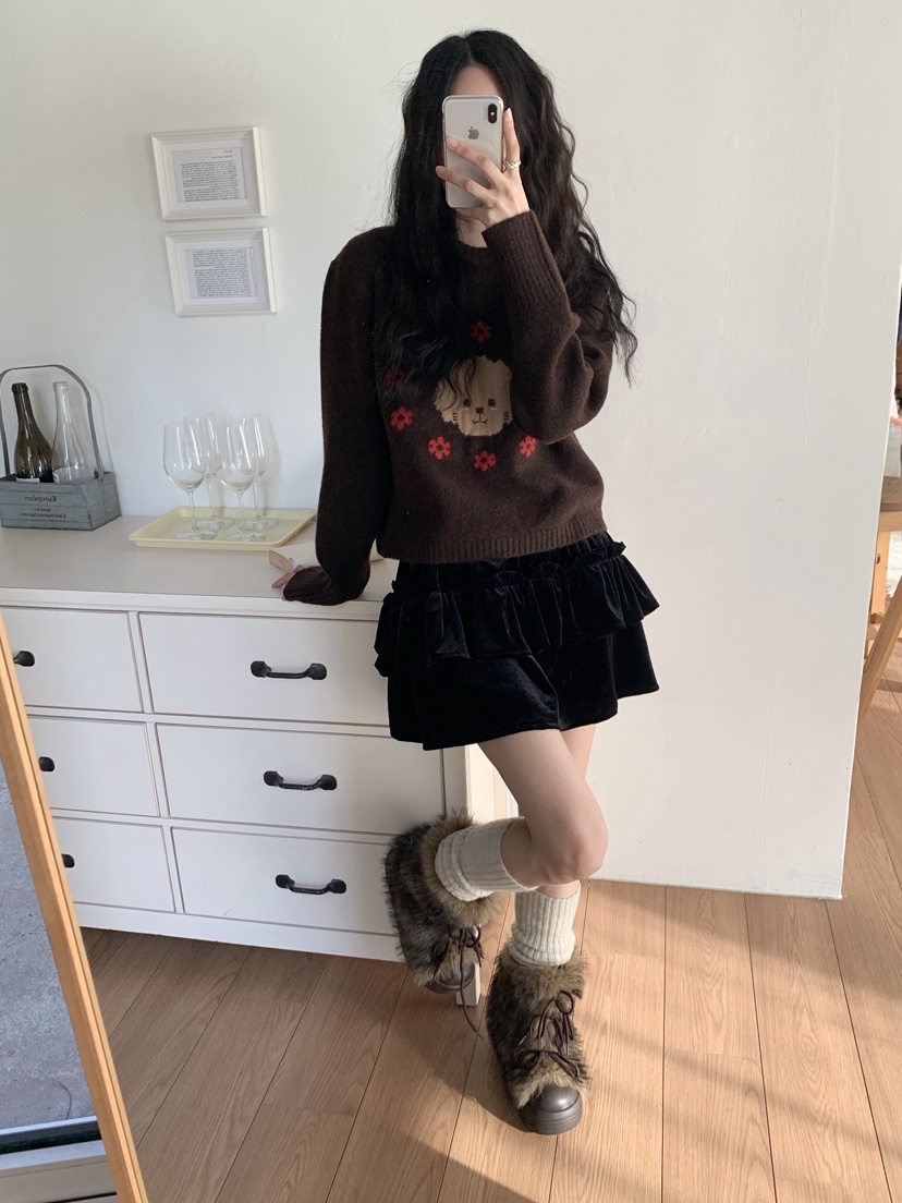 MORE THAN-P韓國代購㊣女裝新款人氣休閑時尚推薦職業針織衫MORE THAN針織衫