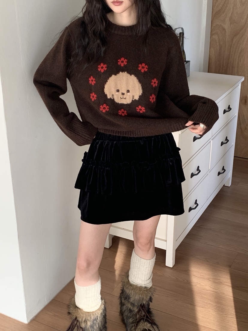 MORE THAN-P韓國代購㊣女裝新款人氣休閑時尚推薦職業針織衫MORE THAN針織衫