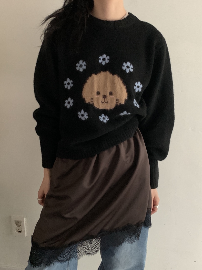 MORE THAN-P韓國代購㊣女裝新款人氣休閑時尚推薦職業針織衫MORE THAN針織衫