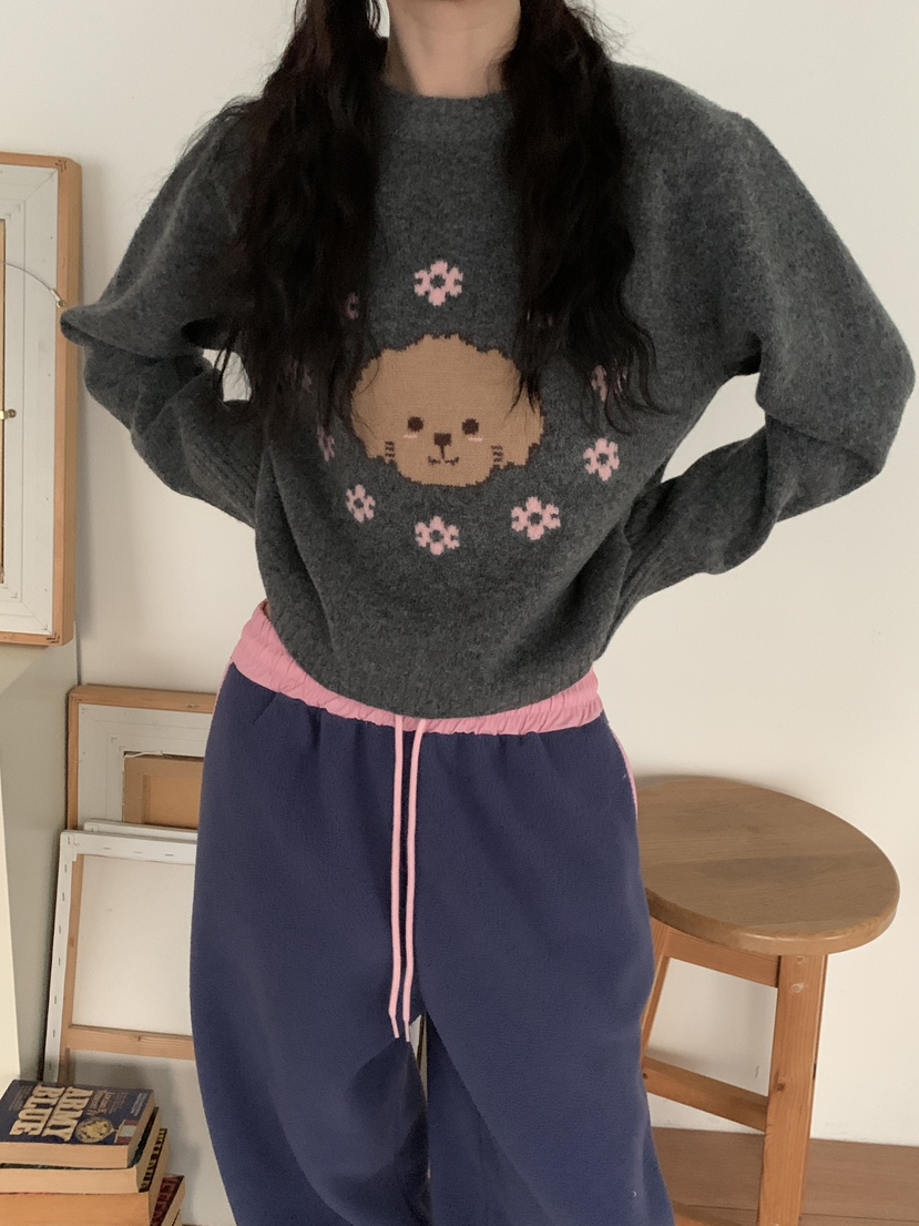 MORE THAN-P韓國代購㊣女裝新款人氣休閑時尚推薦職業針織衫MORE THAN針織衫