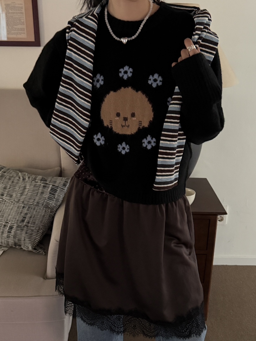 MORE THAN-P韓國代購㊣女裝新款人氣休閑時尚推薦職業針織衫MORE THAN針織衫