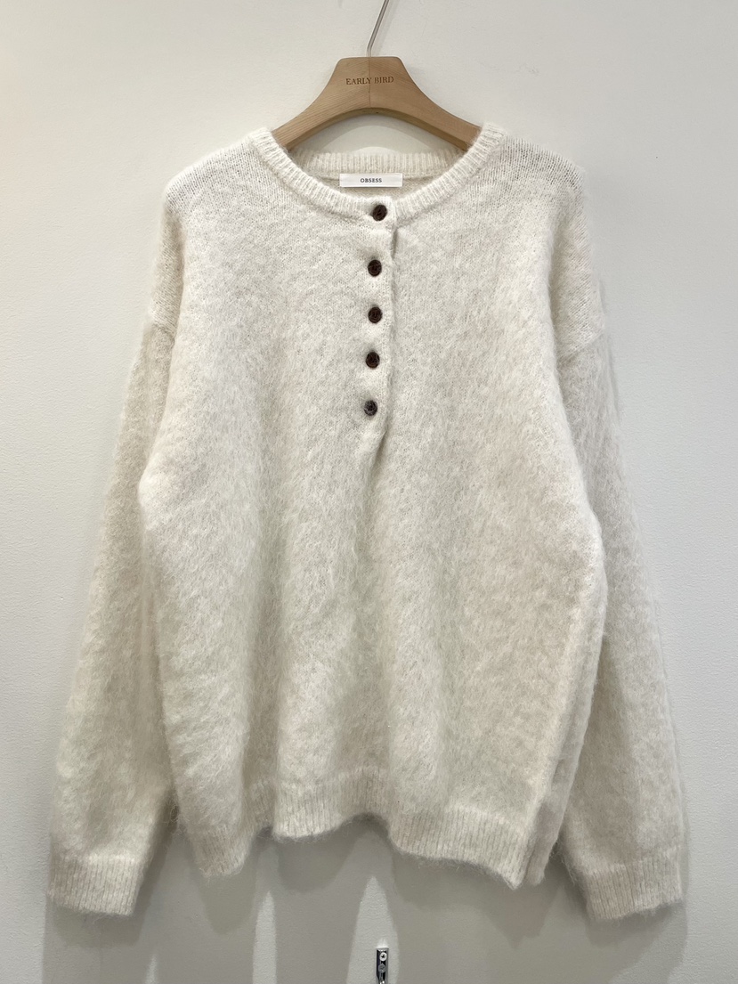 OBSESS東大門㊣代購女士新款時尚25秋冬熱賣職業推薦針織衫OBSESS/EARLY BIRD針織衫圖色1