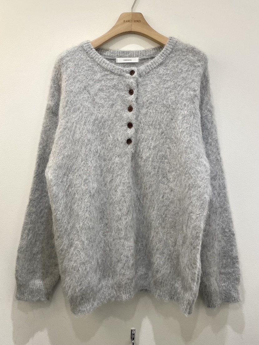 OBSESS東大門㊣代購女士新款時尚25秋冬熱賣職業推薦針織衫OBSESS/EARLY BIRD針織衫圖色3