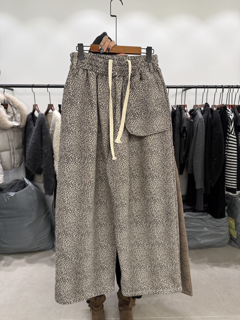 WATERMELON韓國直郵㊣女裝新品職業熱賣休閑人氣休閑褲加絨WATER MELON休閑褲圖色1