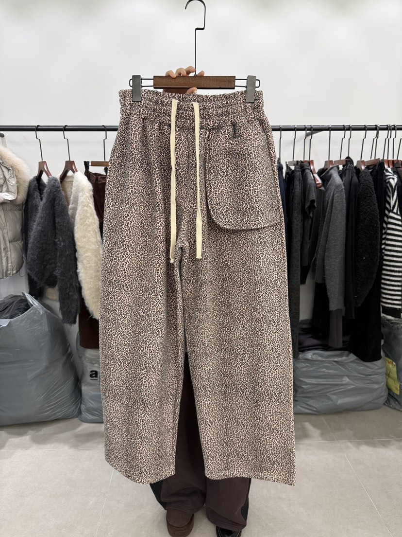 WATERMELON韓國直郵㊣女裝新品職業熱賣休閑人氣休閑褲加絨WATER MELON休閑褲圖色3