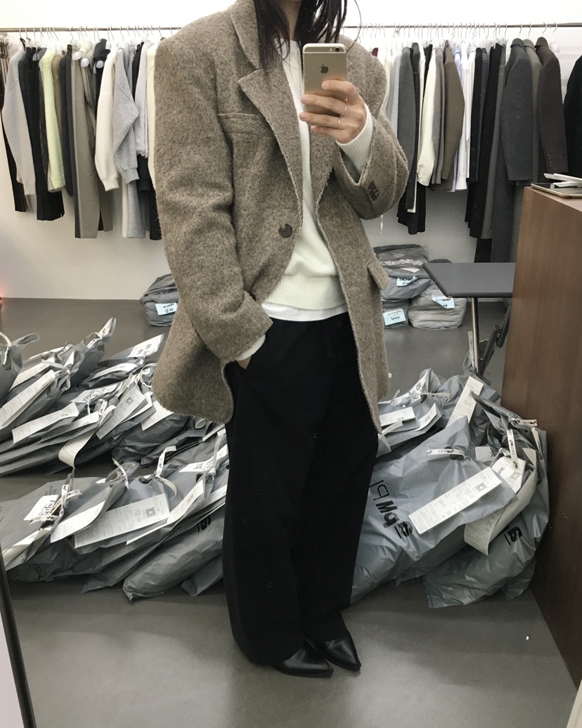 HEMP-P東大門㊣直郵女士新品時尚熱賣人氣25秋冬職業真品夾克hemp夾克