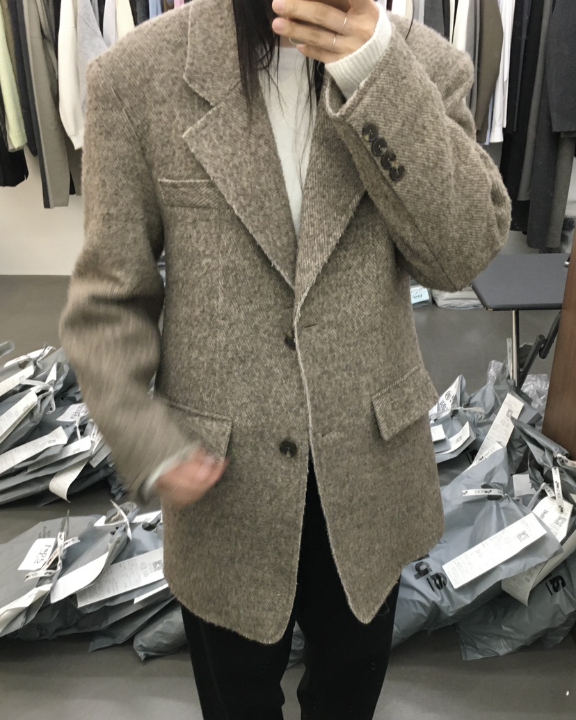 HEMP-P東大門㊣直郵女士新品時尚熱賣人氣25秋冬職業真品夾克hemp夾克