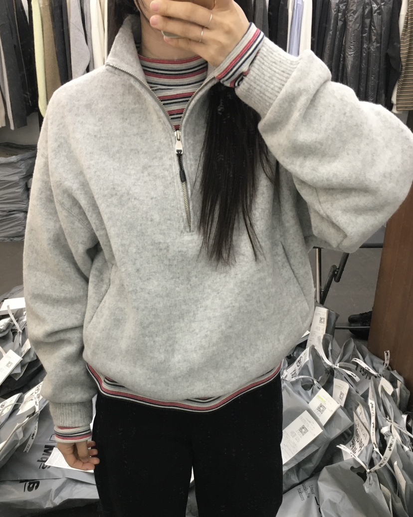 HEMP-P東大門㊣實拍女裝新品真品休閑推薦時尚熱賣衛衣拉鏈hemp衛衣