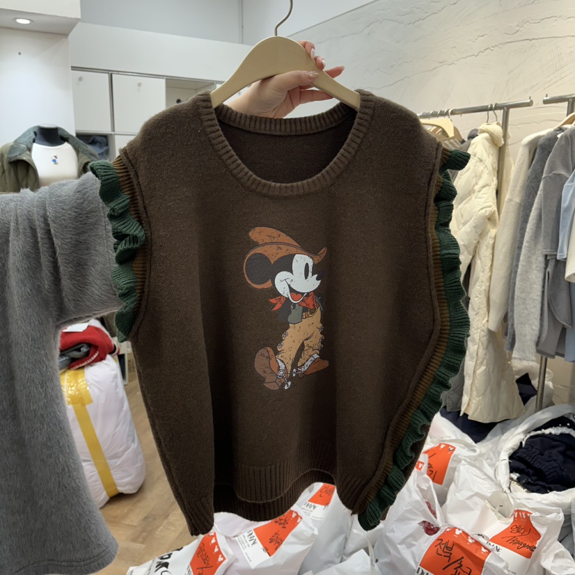 DE LINE東大門㊣直郵女士新款人氣推薦真品25秋冬吊帶背心DE LINE吊帶/背心圖色2