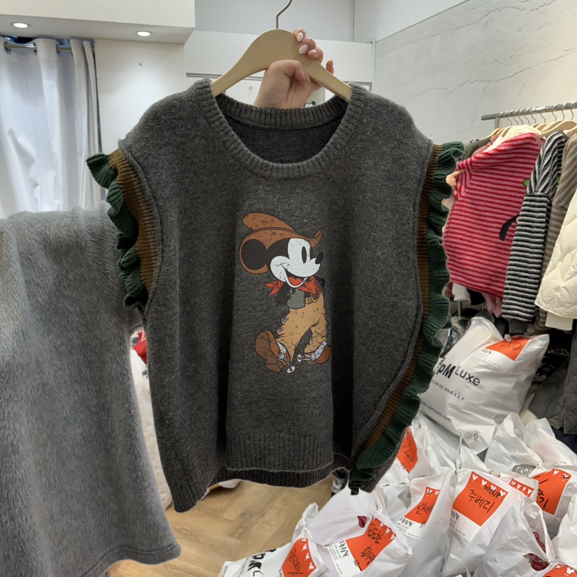 DE LINE東大門㊣直郵女士新款人氣推薦真品25秋冬吊帶背心DE LINE吊帶/背心圖色3