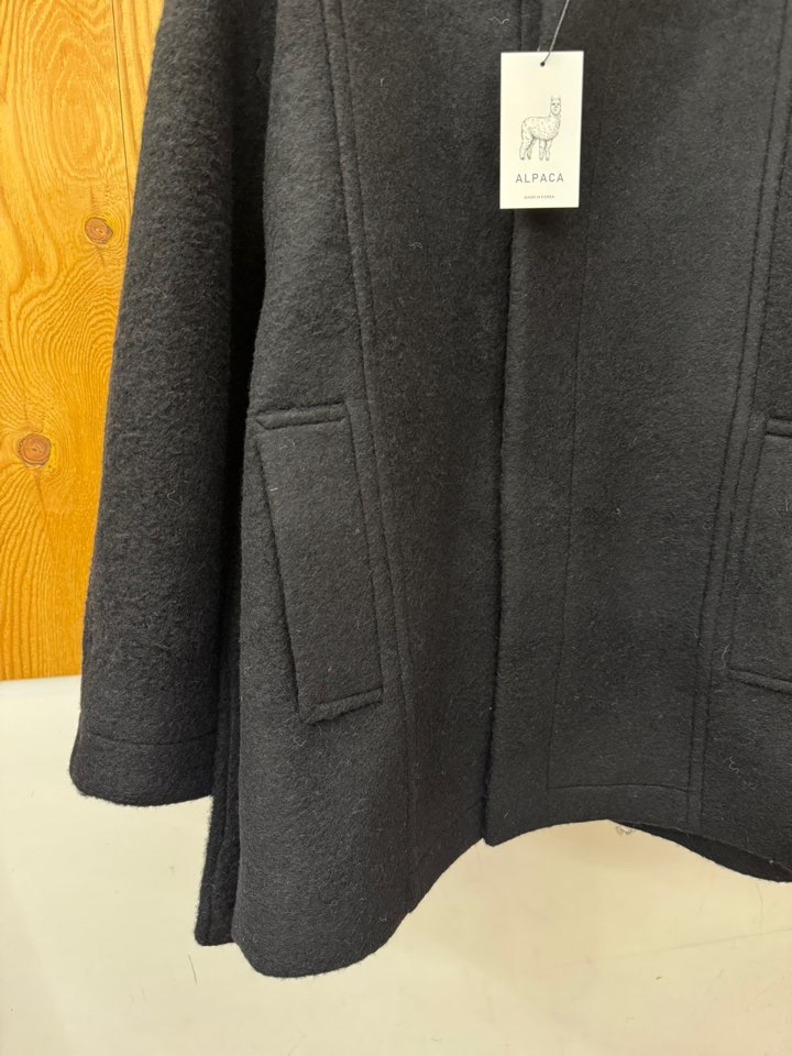 PROJECTVIEW東大門㊣實拍女士新品熱賣職業真品短款大衣羊駝PROJECTVIEW短款大衣