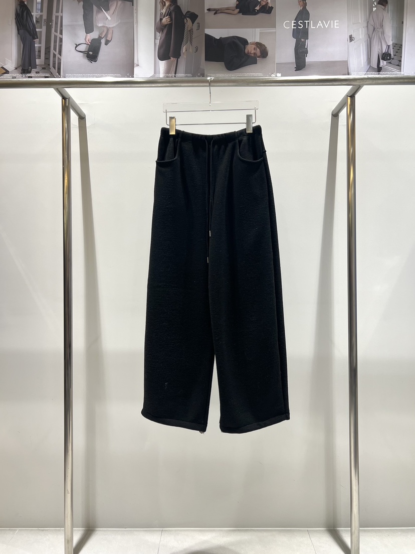 CESTLAVIE東大門㊣直郵女裝新品休閑推薦真品休閑褲加絨抓絨CESTLAVIE休閑褲圖色3