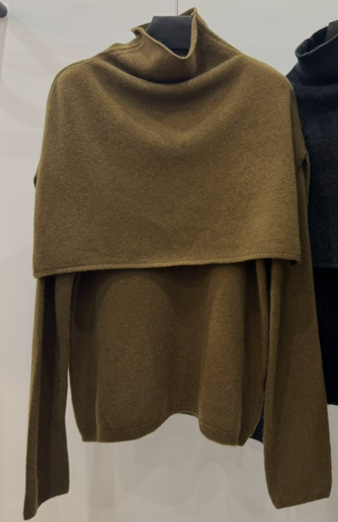 MUSHROOM EFFECT韓國直郵㊣女裝新款休閑25秋冬套裝兩件套披肩MUSHROOM EFFECT套裝圖色1