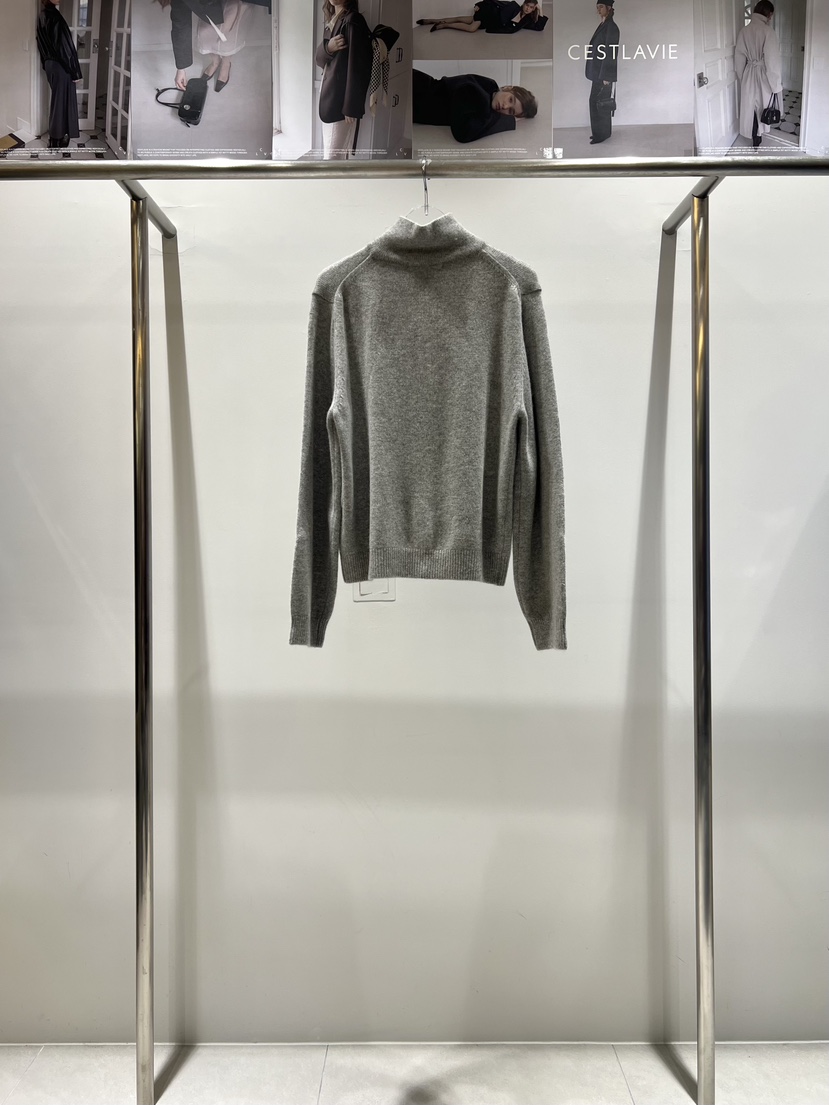 CESTLAVIE東大門㊣代購女裝新品時尚人氣熱賣針織衫高領開衫CESTLAVIE針織衫