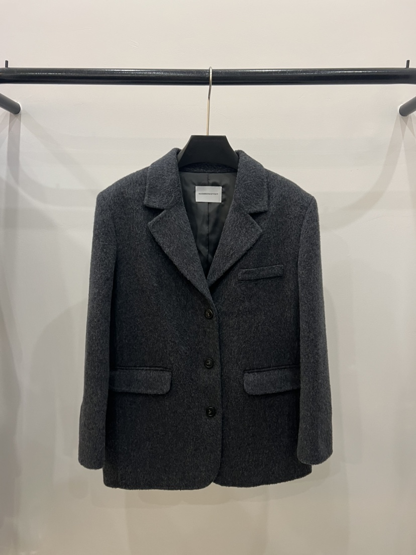 MUSHROOM EFFECT東大門㊣實拍女裝新款推薦時尚休閑夾克套裝MUSHROOM EFFECT夾克圖色1