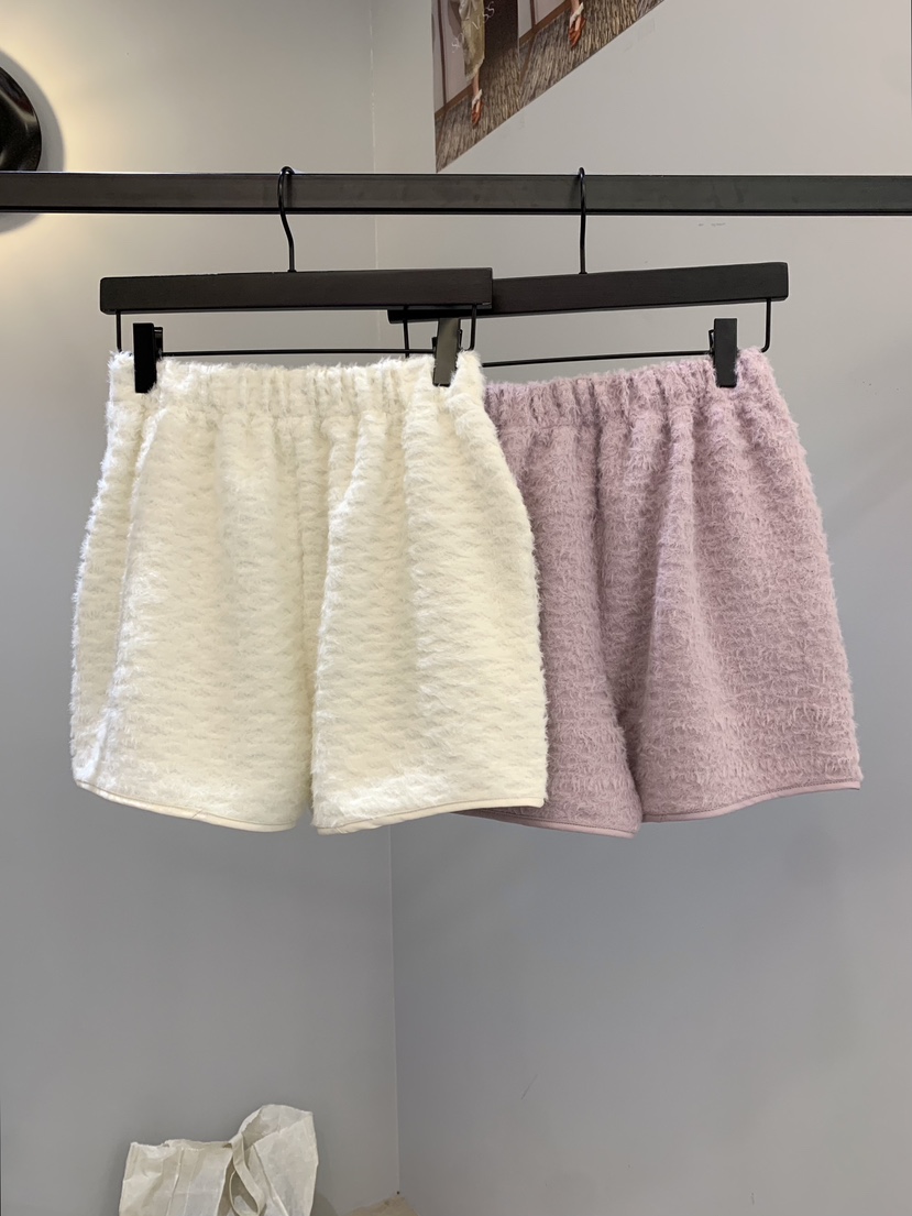 SOFTNESS東大門㊣代購女士新款時尚25秋冬人氣熱賣短褲皮草Softness/Cosmic短褲
