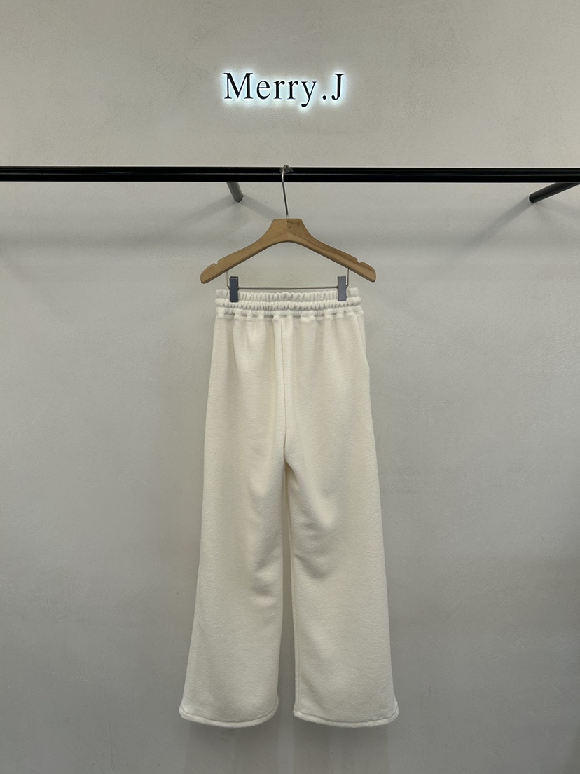 MERRY-J東大門㊣實拍女士新品休閑職業25秋冬休閑褲泰迪熊連帽MERRY-J休閑褲