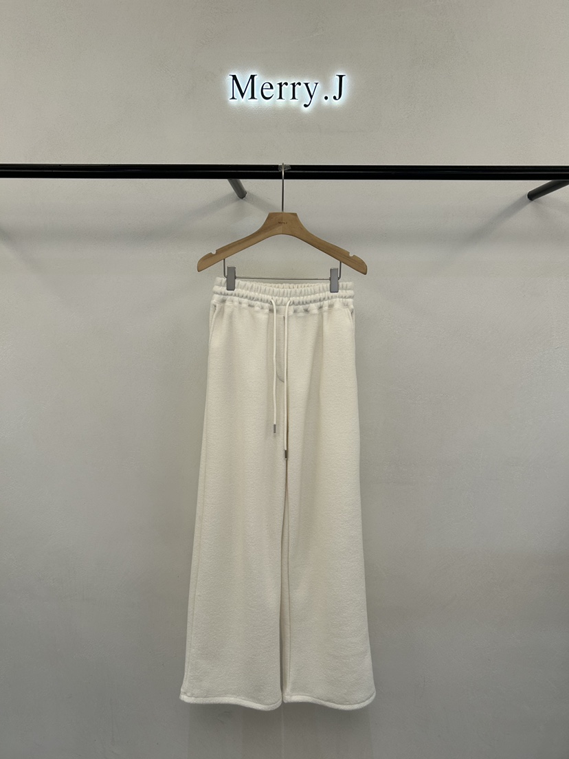 MERRY-J東大門㊣實拍女士新品休閑職業25秋冬休閑褲泰迪熊連帽MERRY-J休閑褲圖色1