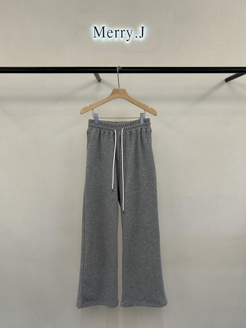 MERRY-J東大門㊣實拍女士新品休閑職業25秋冬休閑褲泰迪熊連帽MERRY-J休閑褲圖色2