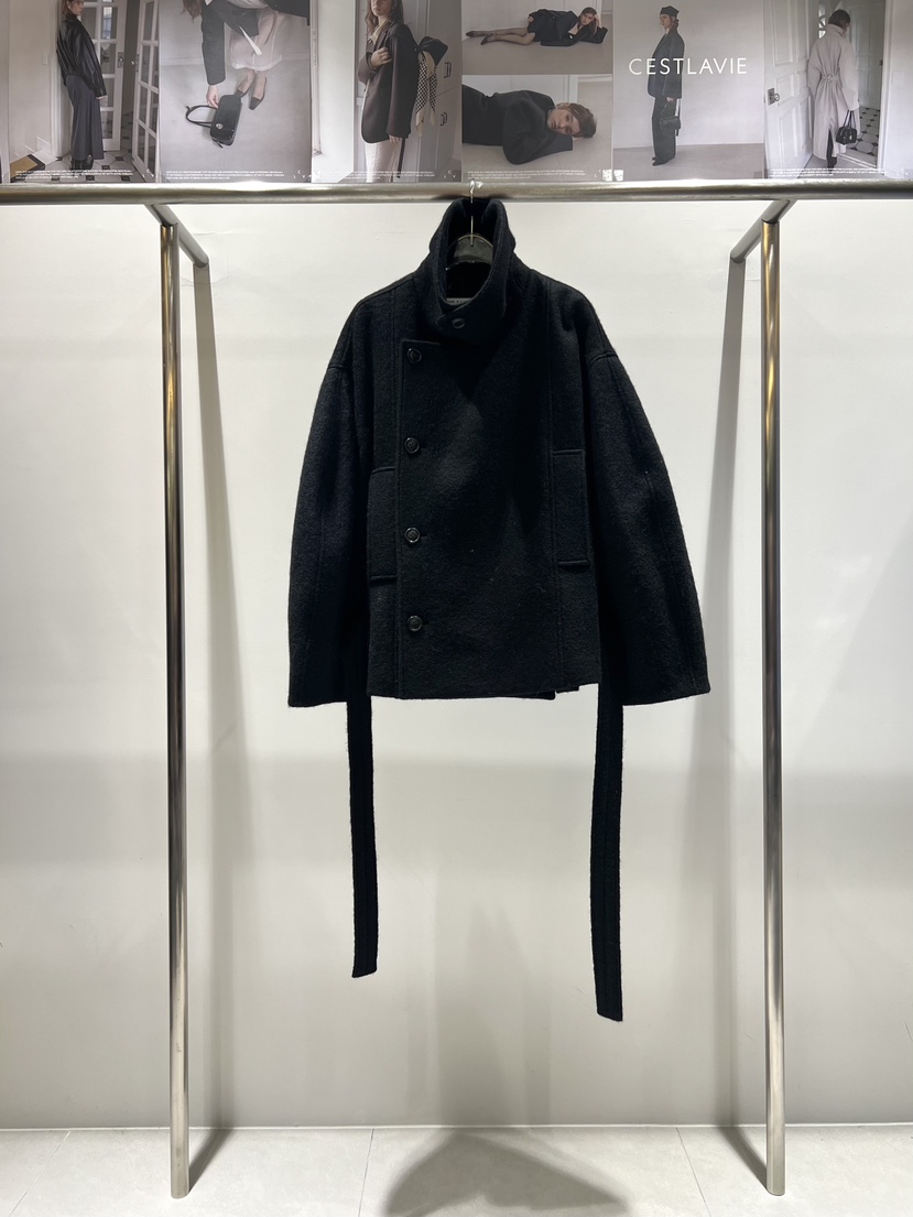 CESTLAVIE東大門㊣直郵女裝新款真品25秋冬時尚人氣夾克雙層CESTLAVIE夾克圖色2