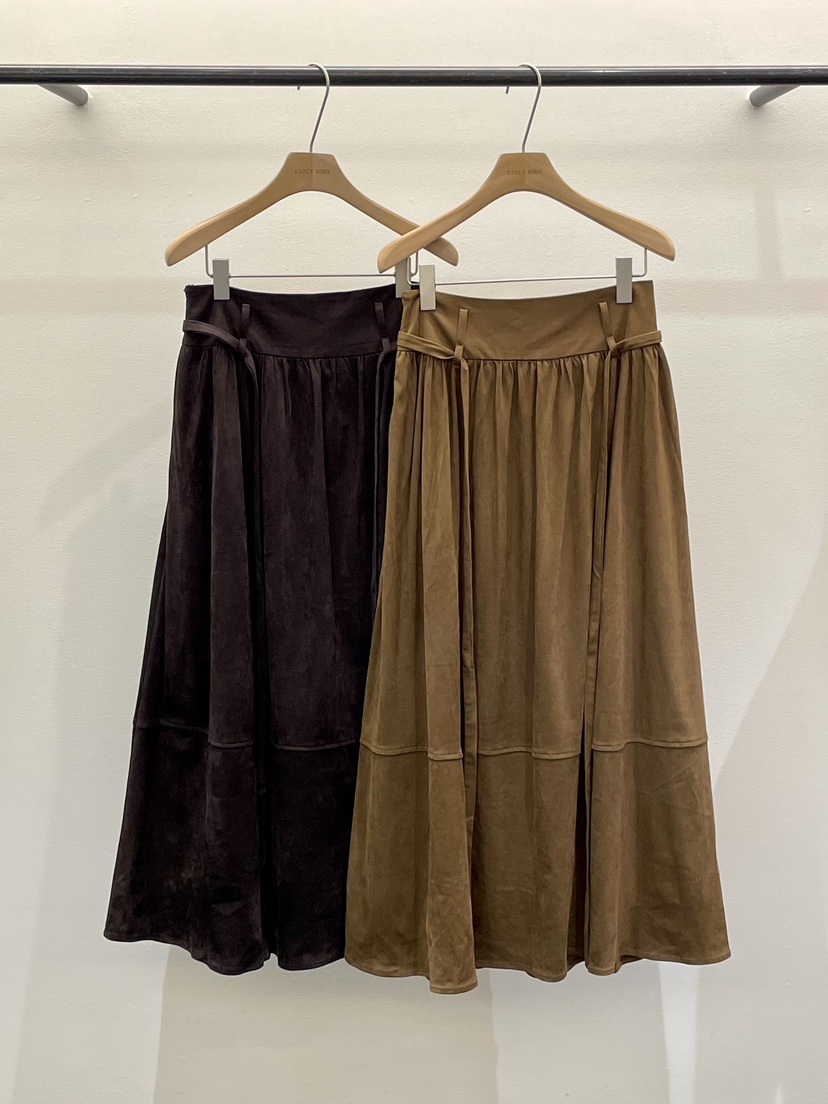 OBSESS東大門㊣直郵女士新款推薦熱賣25秋冬時尚長裙絨面革OBSESS/EARLY BIRD長裙