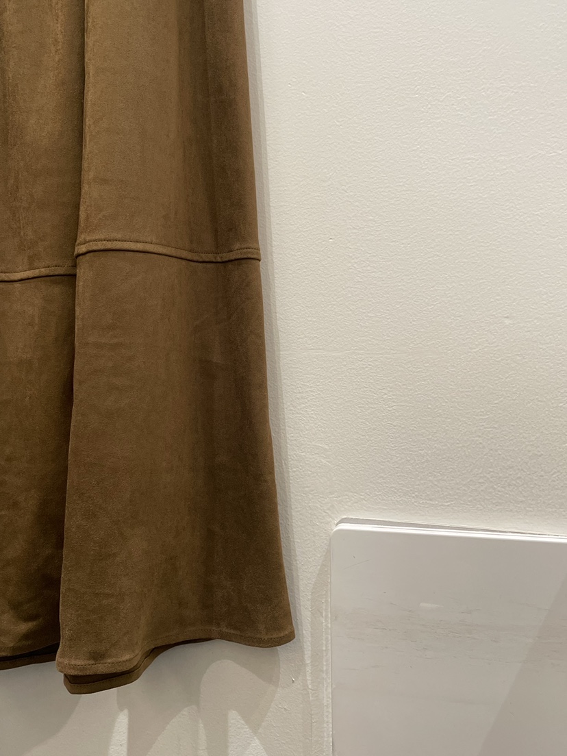 OBSESS東大門㊣直郵女士新款推薦熱賣25秋冬時尚長裙絨面革OBSESS/EARLY BIRD長裙