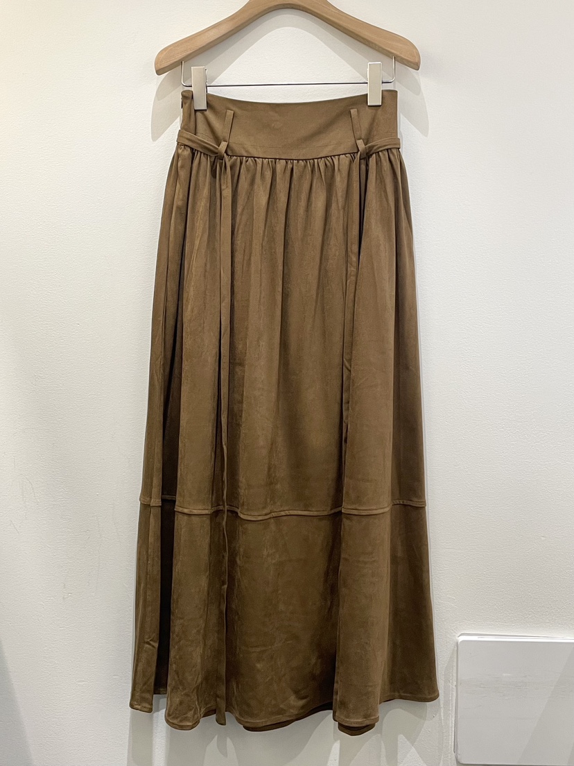 OBSESS東大門㊣直郵女士新款推薦熱賣25秋冬時尚長裙絨面革OBSESS/EARLY BIRD長裙圖色1