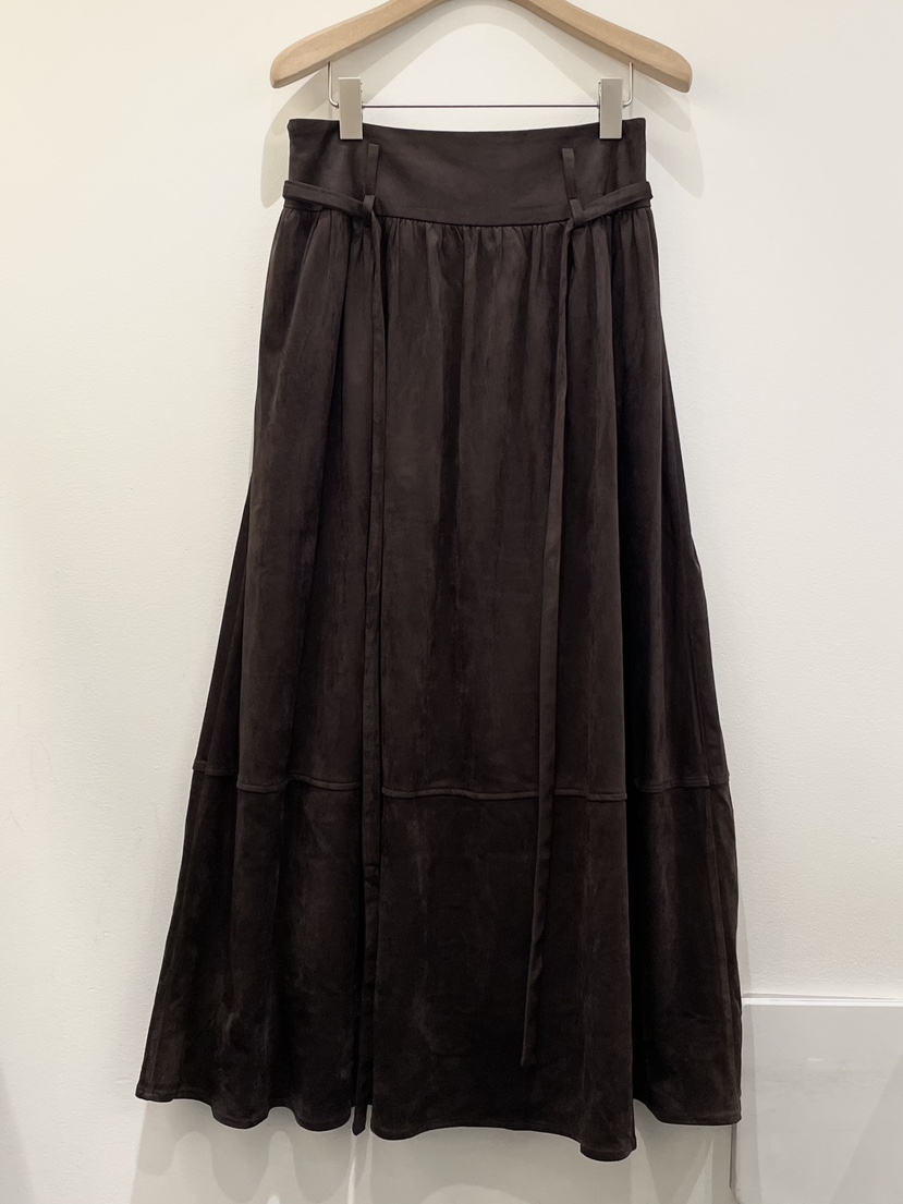 OBSESS東大門㊣直郵女士新款推薦熱賣25秋冬時尚長裙絨面革OBSESS/EARLY BIRD長裙圖色2