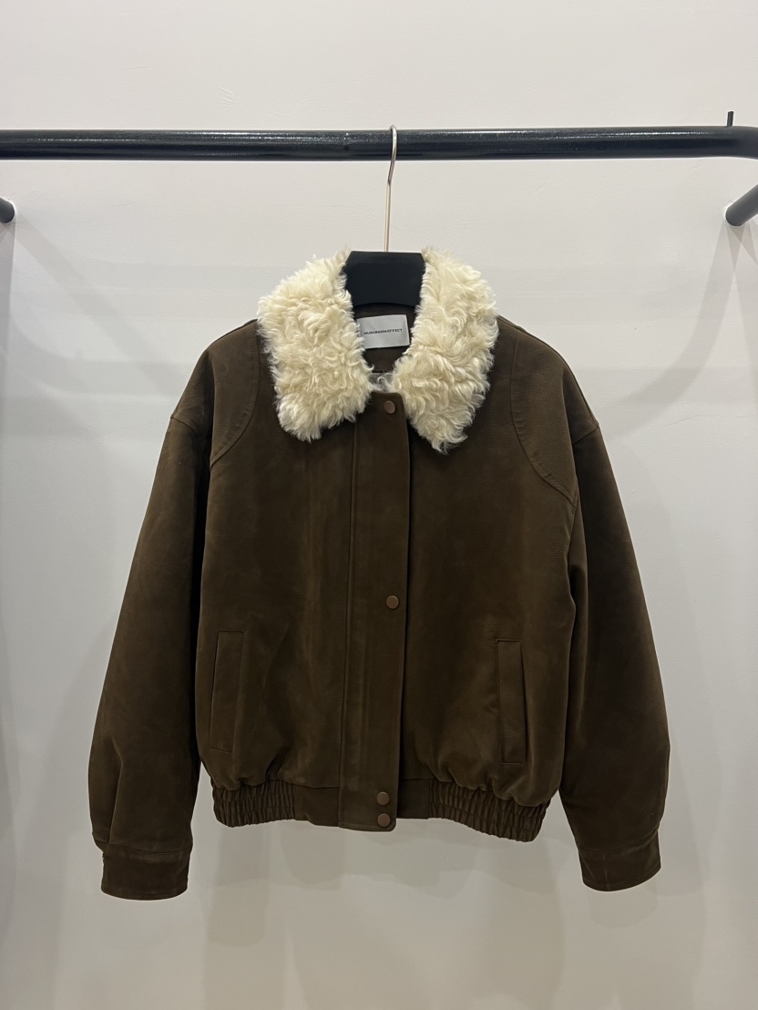 MUSHROOM EFFECT韓國直郵㊣女士新品熱賣時尚休閑人氣夾克MUSHROOM EFFECT夾克圖色1