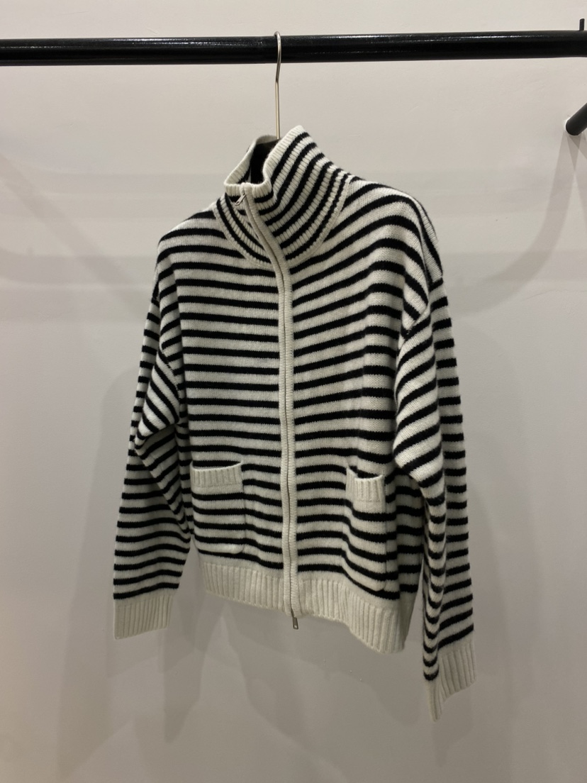 MUSHROOM EFFECT東大門㊣直郵女士新品推薦針織衫拉鏈開衫MUSHROOM EFFECT針織衫圖色1