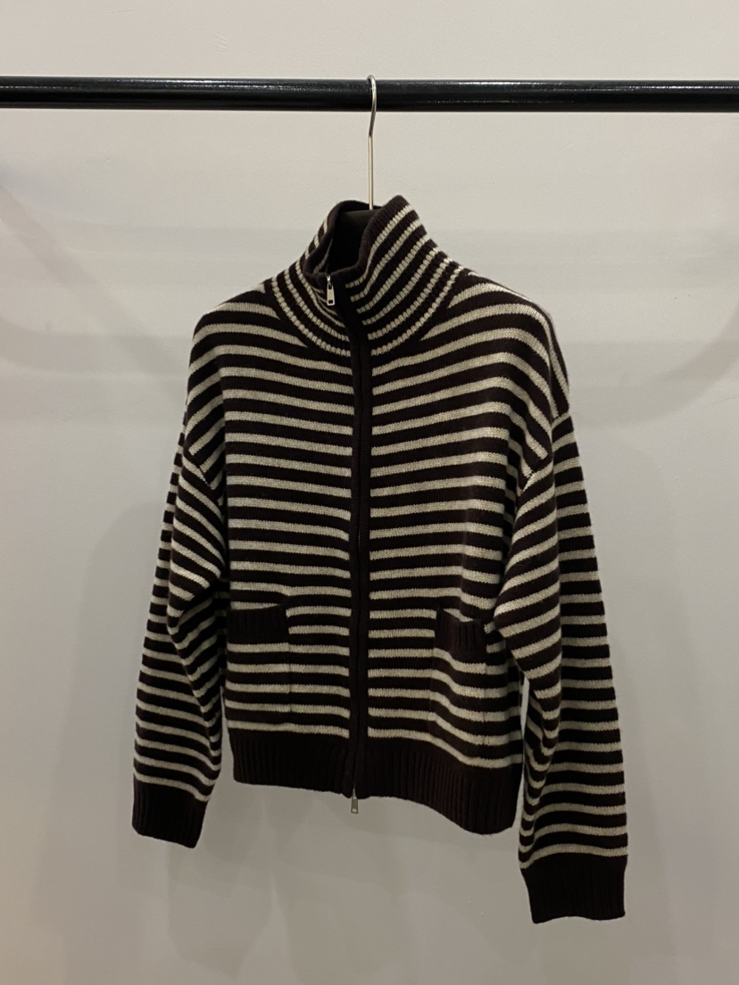 MUSHROOM EFFECT東大門㊣直郵女士新品推薦針織衫拉鏈開衫MUSHROOM EFFECT針織衫圖色2