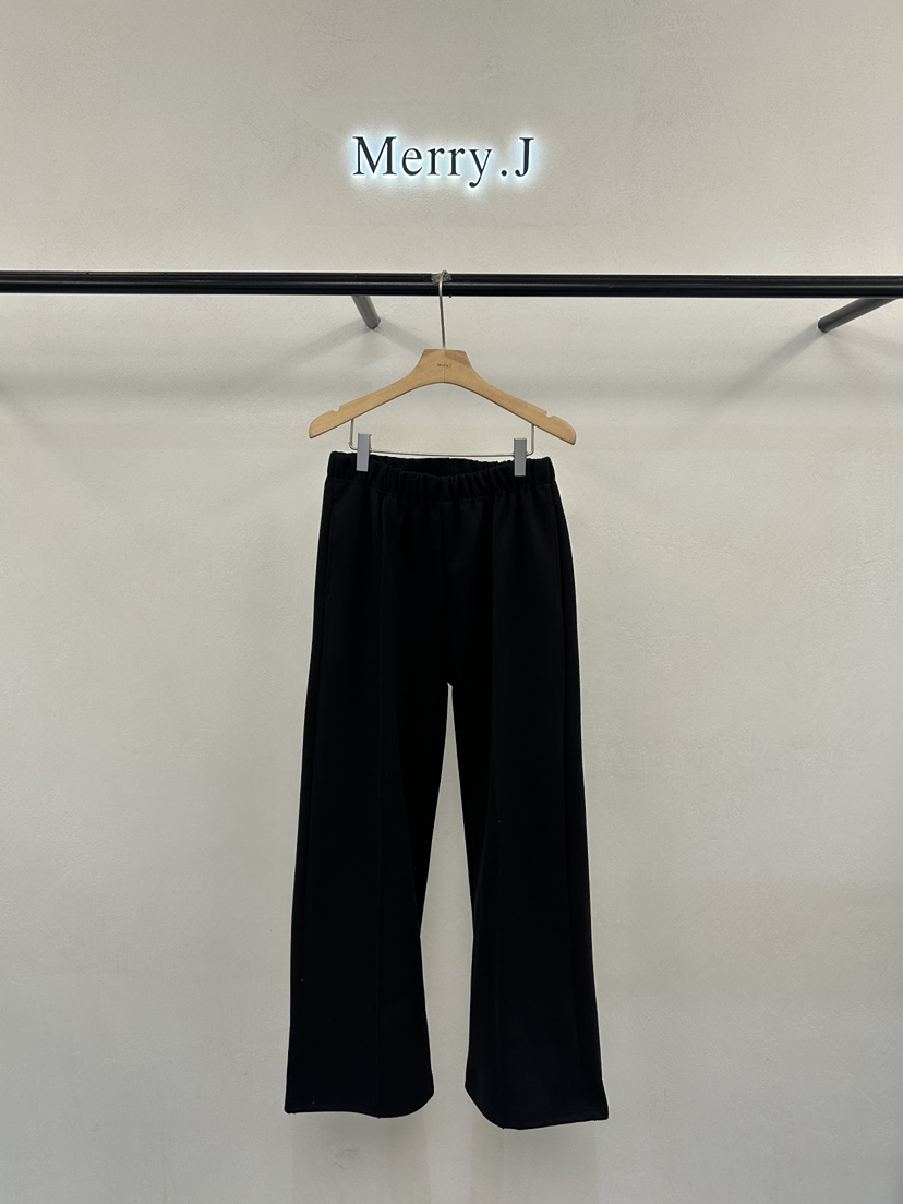 MERRY-J韓國代購㊣女士新品休閑人氣25秋冬熱賣休閑褲褶裥MERRY-J休閑褲圖色2