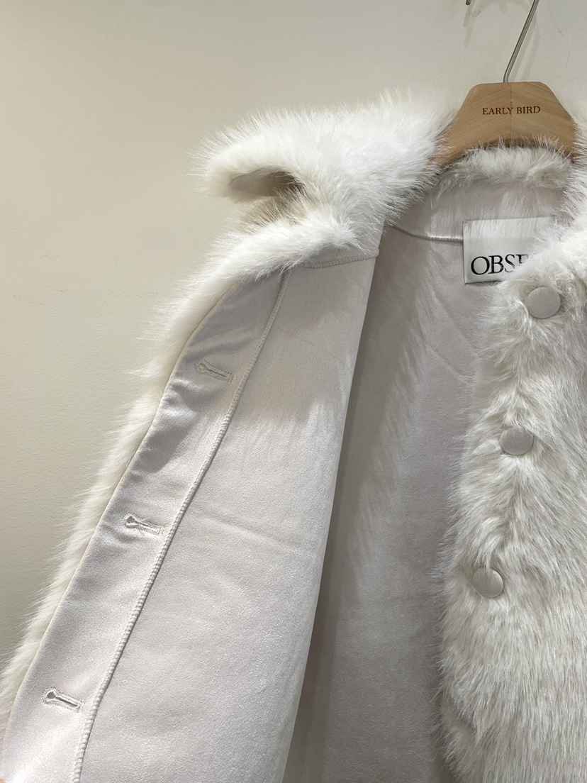 OBSESS東大門㊣實拍女裝新款真品職業25秋冬休閑熱賣短款大衣OBSESS/EARLY BIRD短款大衣