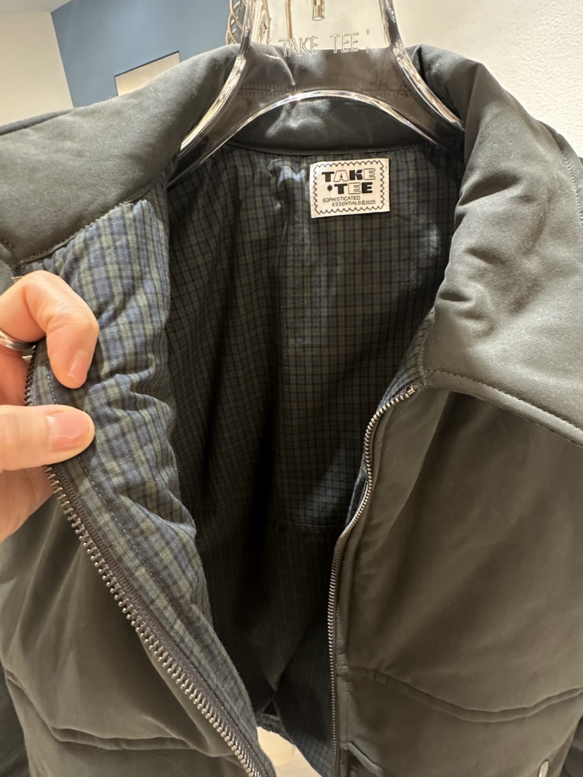 TAKE TEE韓國直郵㊣女士新款熱賣時尚短款棉服里外穿雙面棉TAKE TEE短款棉服