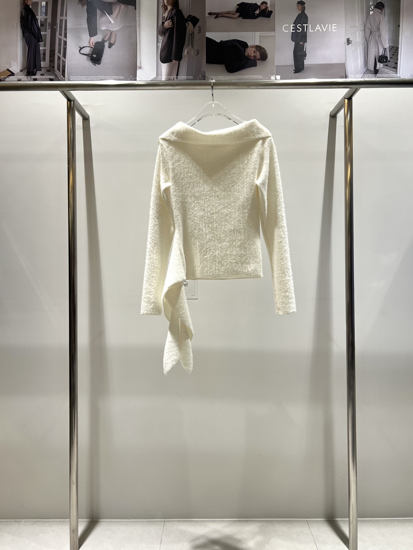 CESTLAVIE東大門㊣實拍女裝新款25秋冬人氣熱賣職業休閑針織衫CESTLAVIE針織衫
