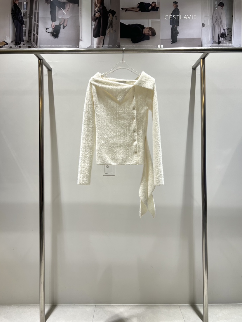 CESTLAVIE東大門㊣實拍女裝新款25秋冬人氣熱賣職業休閑針織衫CESTLAVIE針織衫圖色1