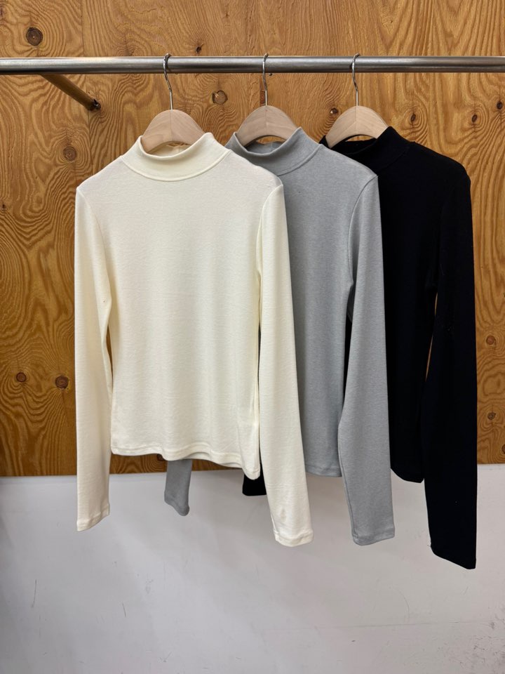 PROJECTVIEW東大門㊣實拍女士新品真品休閑人氣長袖T恤高領PROJECTVIEW長袖T恤