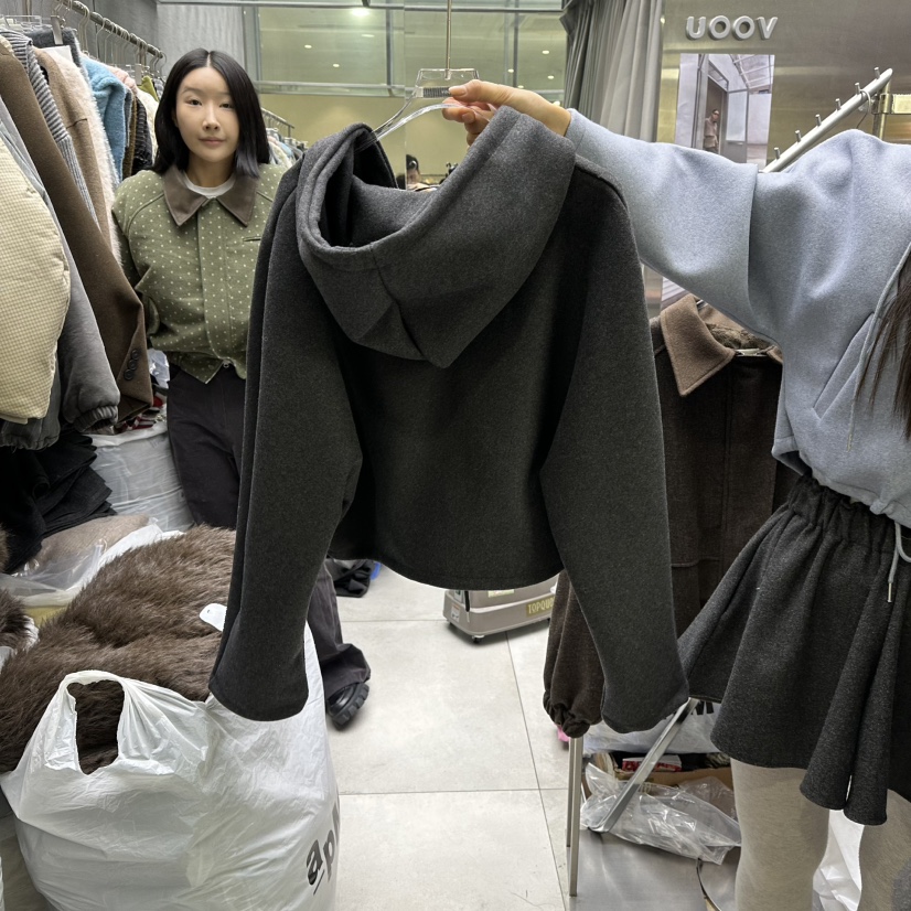 UOOV韓國代購㊣女裝新款推薦真品熱賣時尚25秋冬休閑職業夾克UOOV夾克