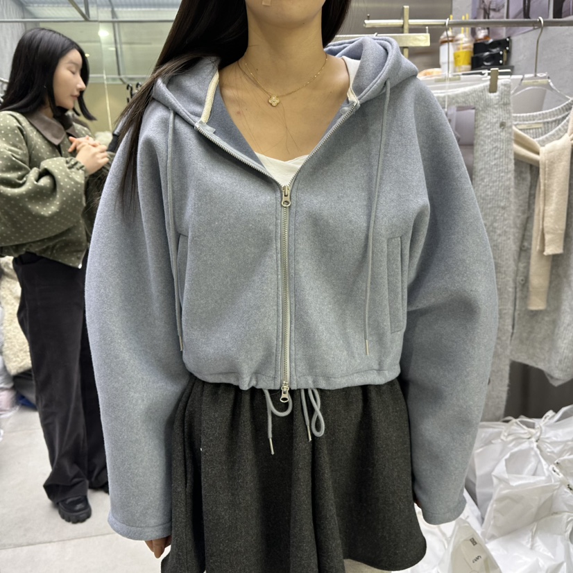 UOOV韓國代購㊣女裝新款推薦真品熱賣時尚25秋冬休閑職業夾克UOOV夾克圖色1