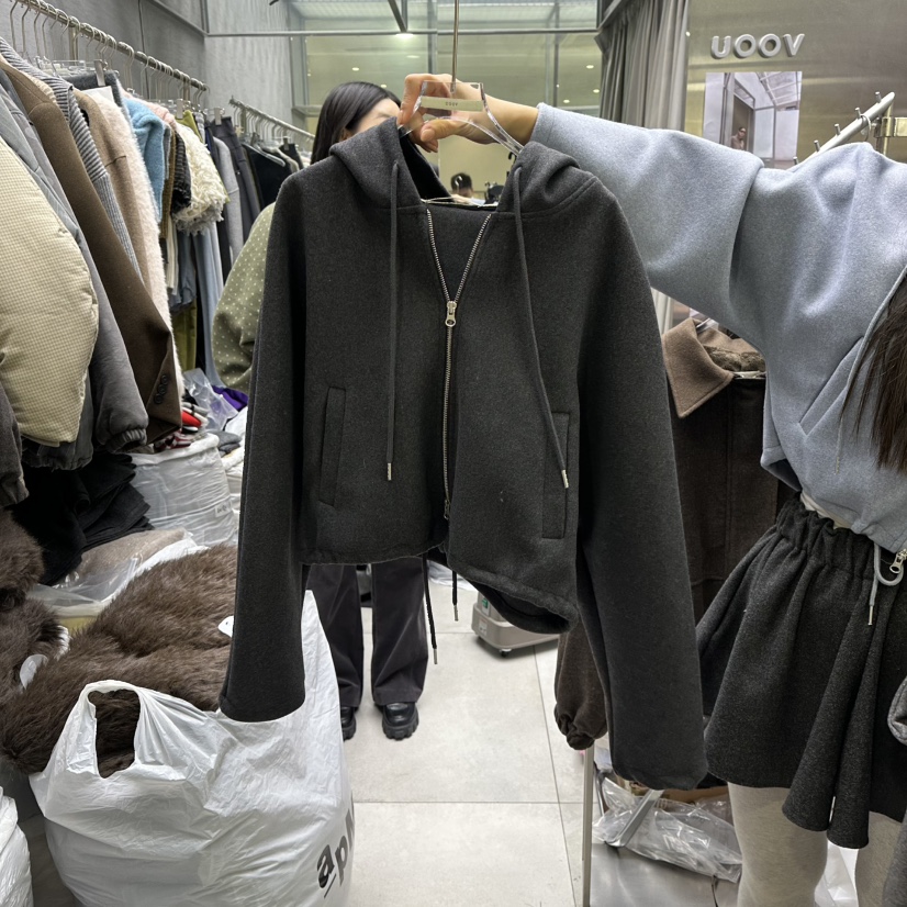 UOOV韓國代購㊣女裝新款推薦真品熱賣時尚25秋冬休閑職業夾克UOOV夾克圖色3