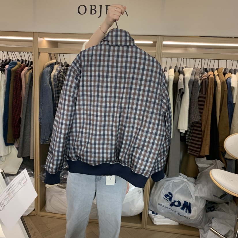 OBJET東大門㊣代購女裝新款25秋冬推薦休閑短款羽絨服填充鵝絨love us u/OBJET短款羽絨服