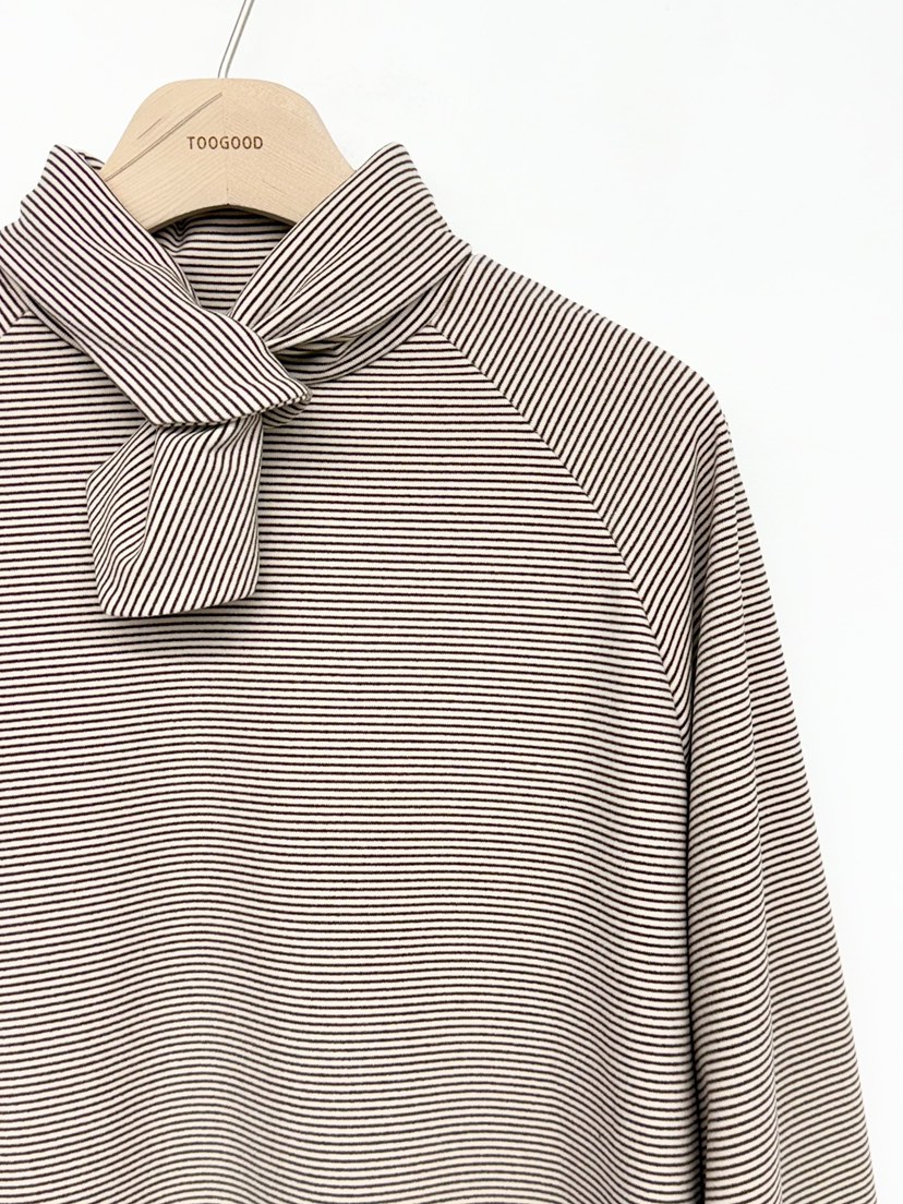 TOOGOOD東大門㊣代購女裝新款職業休閑推薦人氣長袖T恤圍巾TOOGOOD長袖T恤