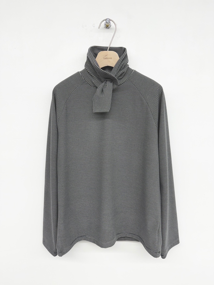 TOOGOOD東大門㊣代購女裝新款職業休閑推薦人氣長袖T恤圍巾TOOGOOD長袖T恤圖色2