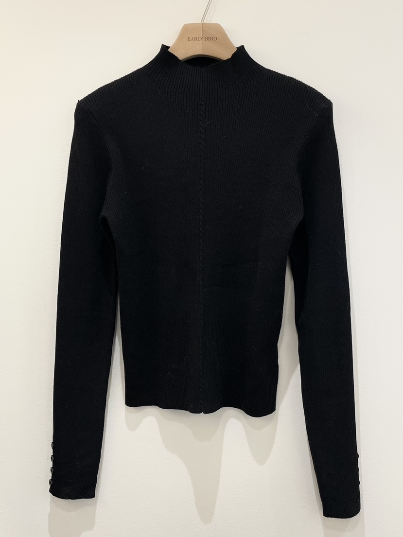 OBSESS韓國代購㊣女士新品推薦職業25秋冬人氣時尚真品針織衫OBSESS/EARLY BIRD針織衫圖色5黑色